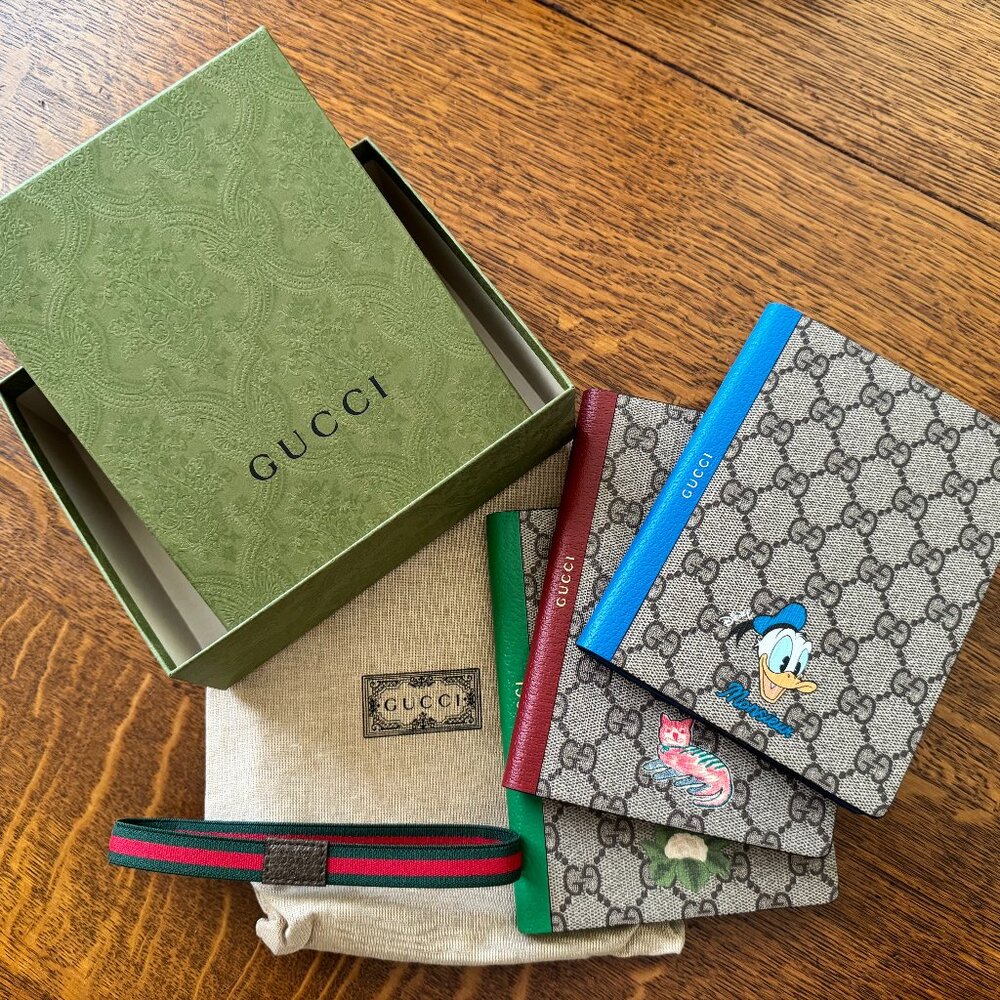 Gucci Disney Collab Notebooks Set of THREE!